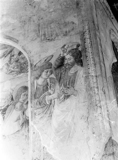 dipinto murale raffigurante scene bibliche con angeli