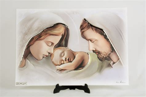 Quadro moderno stilizzato Sacra Famiglia