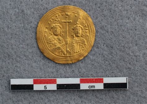 Una moneta bizantina d'oro ritrovata in Norvegia