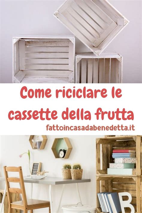 infografica: idee per riciclare cassette di legno