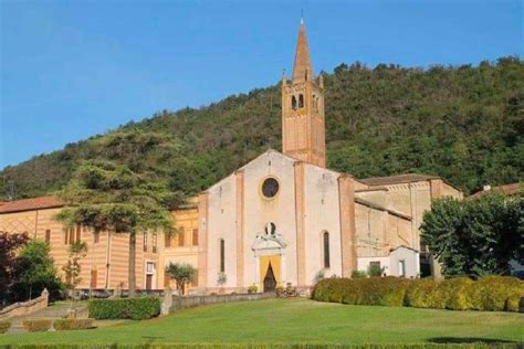 Illustrazione del Santuario di Monteortone con la grotta termale