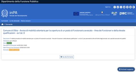 Moduli di domanda per concorsi pubblici