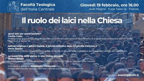 Infografica sul ruolo dei laici nella Chiesa