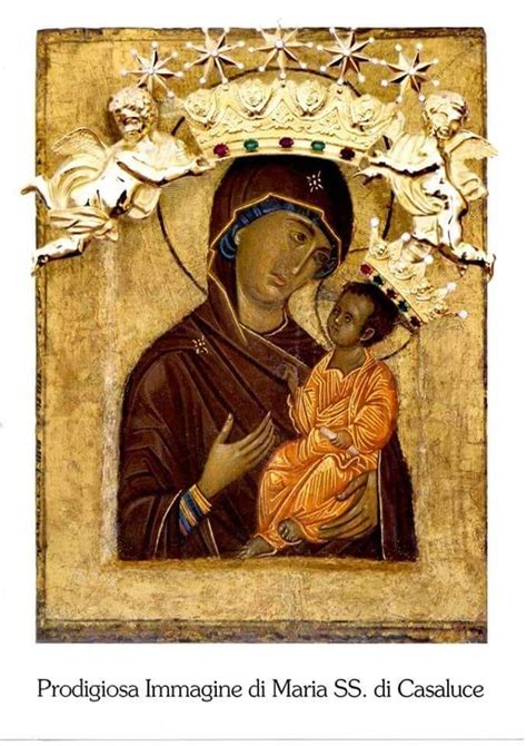 Dettaglio dell'icona bizantina della Madonna di Casaluce