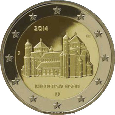 Moneta 2 Euro commemorativa Chiesa di San Michele a Hildesheim