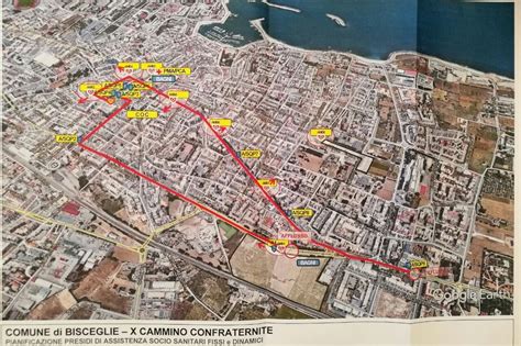 Mappa delle palestre a Bisceglie