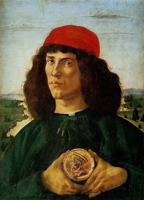 Ritratto di Sandro Botticelli o scena di bottega del Rinascimento fiorentino