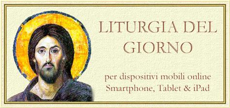 Schermata principale di un'applicazione per la liturgia del giorno con un calendario e le letture evidenziate.