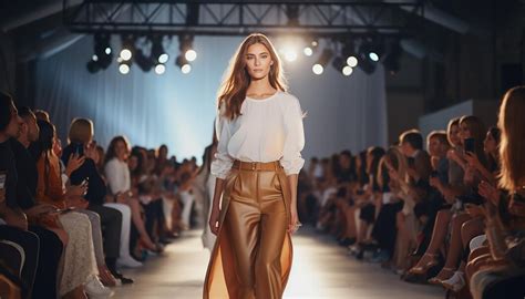 Modella che indossa un rosario come accessorio di moda su una passerella