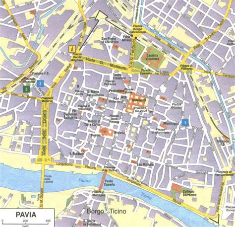 Mappa della provincia di Pavia con evidenziata Santa Maria della Versa