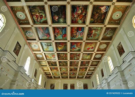 Soffitto in legno a cassettoni della Chiesa del Rosario