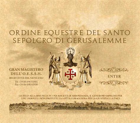 Stemma dell'Ordine Equestre del Santo Sepolcro di Gerusalemme