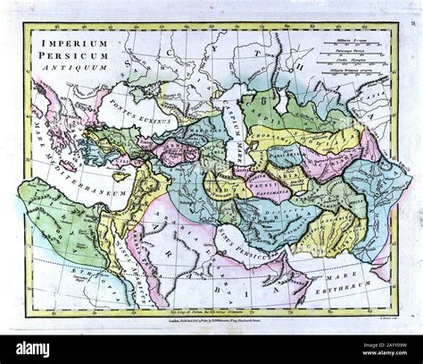 Mappa dell'antica Persia con indicazione della regione di Argol