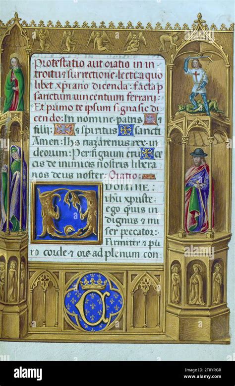 Illustrazione di un manoscritto medievale con testo evangelico