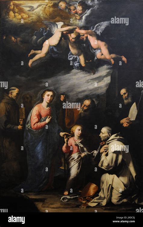 Dettaglio dell'altare barocco e della tela di Jusepe de Ribera