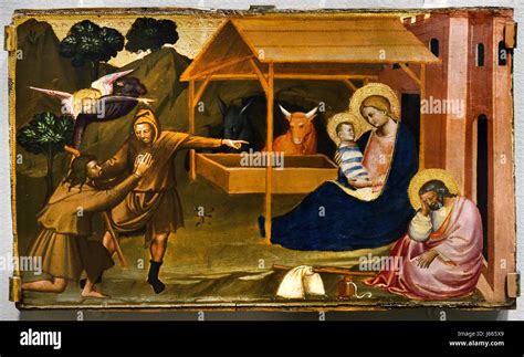Natività di Betlemme con i pastori in adorazione