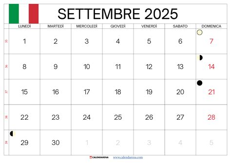 Illustrazione di un calendario con la data del 29 settembre evidenziata