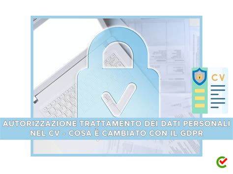 Icona: Documento con informazioni personali e riferimento al GDPR