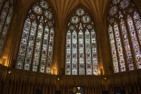 Immagine delle vetrate di York Minster.