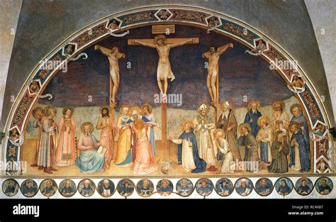 affresco della crocifissione nel capitolo di San Marco