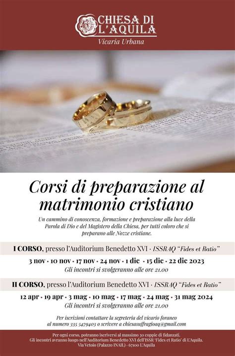 Schema del percorso di preparazione al Matrimonio: dalla scelta della parrocchia alla celebrazione finale