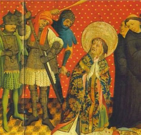 Illustrazione delle quattro tentazioni di Thomas Becket