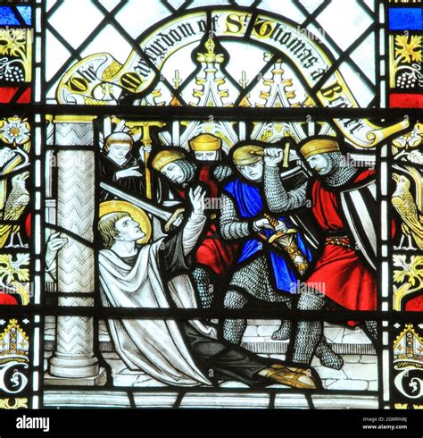 Drammatizzazione dell'assassinio di Thomas Becket nella Cattedrale di Canterbury