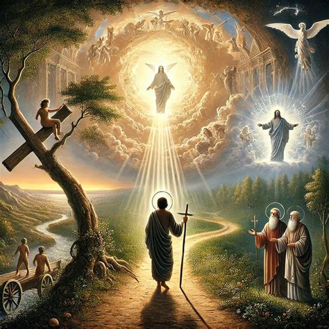 Illustrazione simbolica della luce di Cristo che guida il cammino della Chiesa