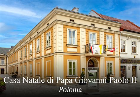 Foto della casa natale di Giovanni Paolo II a Wadowice