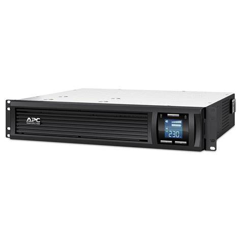Foto frontale dell'UPS APC Smart-UPS C 1500VA LCD RM 2U in un rack
