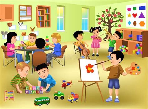illustrazione di bambini che svolgono attività quaresimali