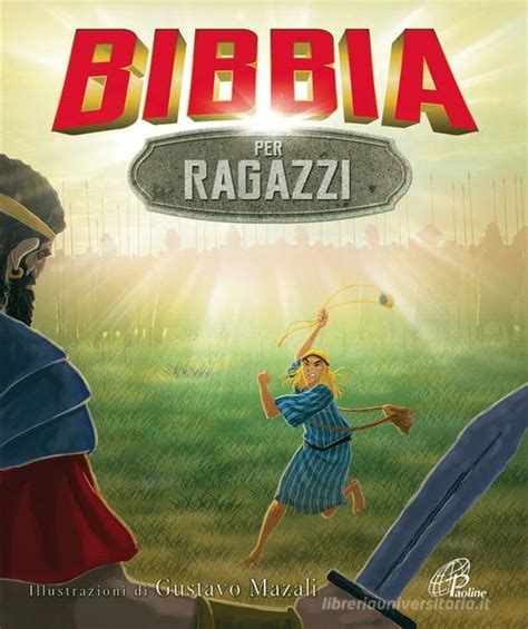 Copertina di una Bibbia illustrata per ragazzi Edizioni Paoline