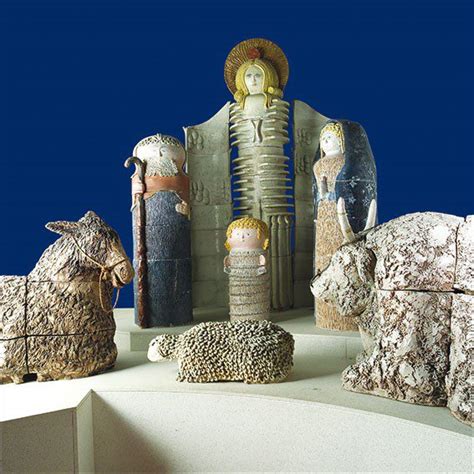 Presepe monumentale ceramica Castelli