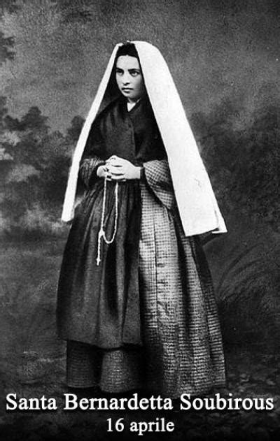 Immagine di Santa Bernardetta Soubirous con la Vergine Maria alla Grotta