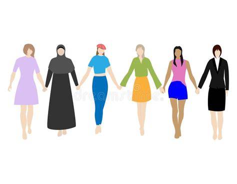 Illustrazione di donne che si abbracciano o si tengono per mano, simboleggiando la sorellanza