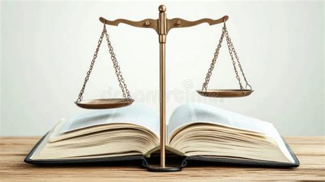 Illustrazione stilizzata di una bilancia della giustizia con un libro aperto, a simboleggiare il processo giudiziario.