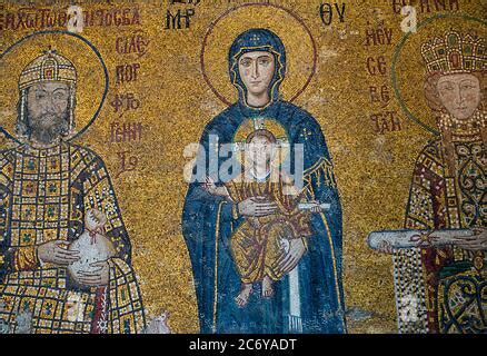 mosaico bizantino della Vergine Maria