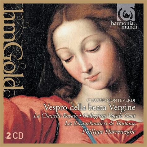 Copertina del Vespro della Beata Vergine di Monteverdi