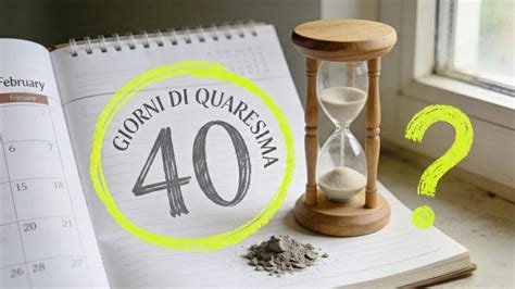 infografica che illustra il percorso di 40 giorni della Quaresima, evidenziando il Mercoledì delle Ceneri, le domeniche di Quaresima e il Triduo Pasquale