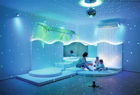 foto di una stanza multisensoriale progettata per bambini con autismo