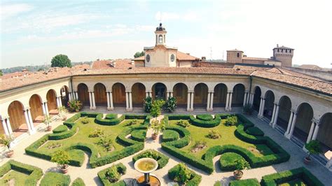 Illustrazione del Palazzo Ducale di Mantova e di Palazzo Te