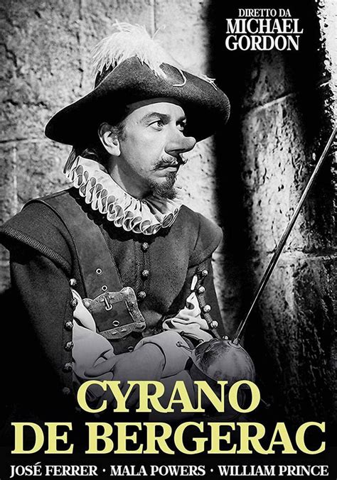 José Ferrer nel ruolo di Cirano de Bergerac