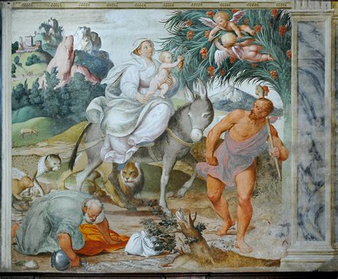 Illustrazione dell'Annunciazione di Pomponio Amalteo