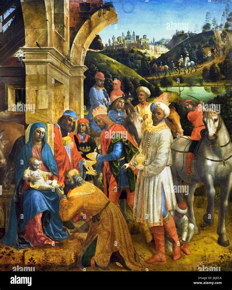 immagine simbolica della Natività con i Re Magi