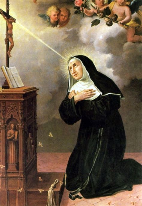 Icona di Santa Rita da Cascia con la spina sulla fronte e le rose
