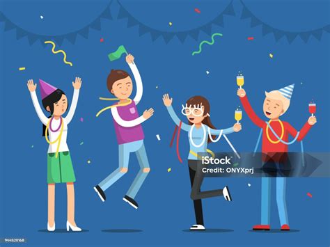 illustrazione di persone che festeggiano un onomastico in Italia