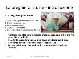 illustrazione delle cinque preghiere islamiche giornaliere e i loro momenti specifici