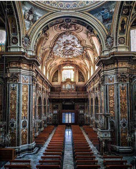 Antica immagine della chiesa del Gesù Vecchio a Napoli