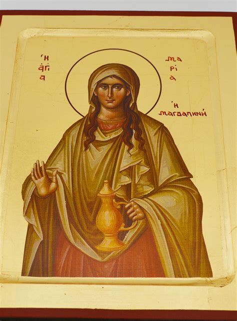 Illustrazione storica di Santa Maria Maddalena o icona religiosa