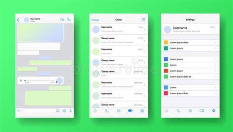 Schermata di un'app di incontri con profili stilizzati e messaggi.